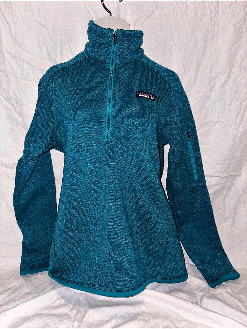 Patagonia Better Sweater Quarter-Zip Women' Fleece Pullover Blue Small